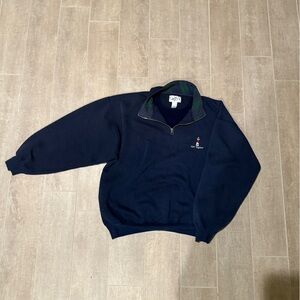 Curry’s of Cape Cod New England Navy Blue Half-Zip Jacket